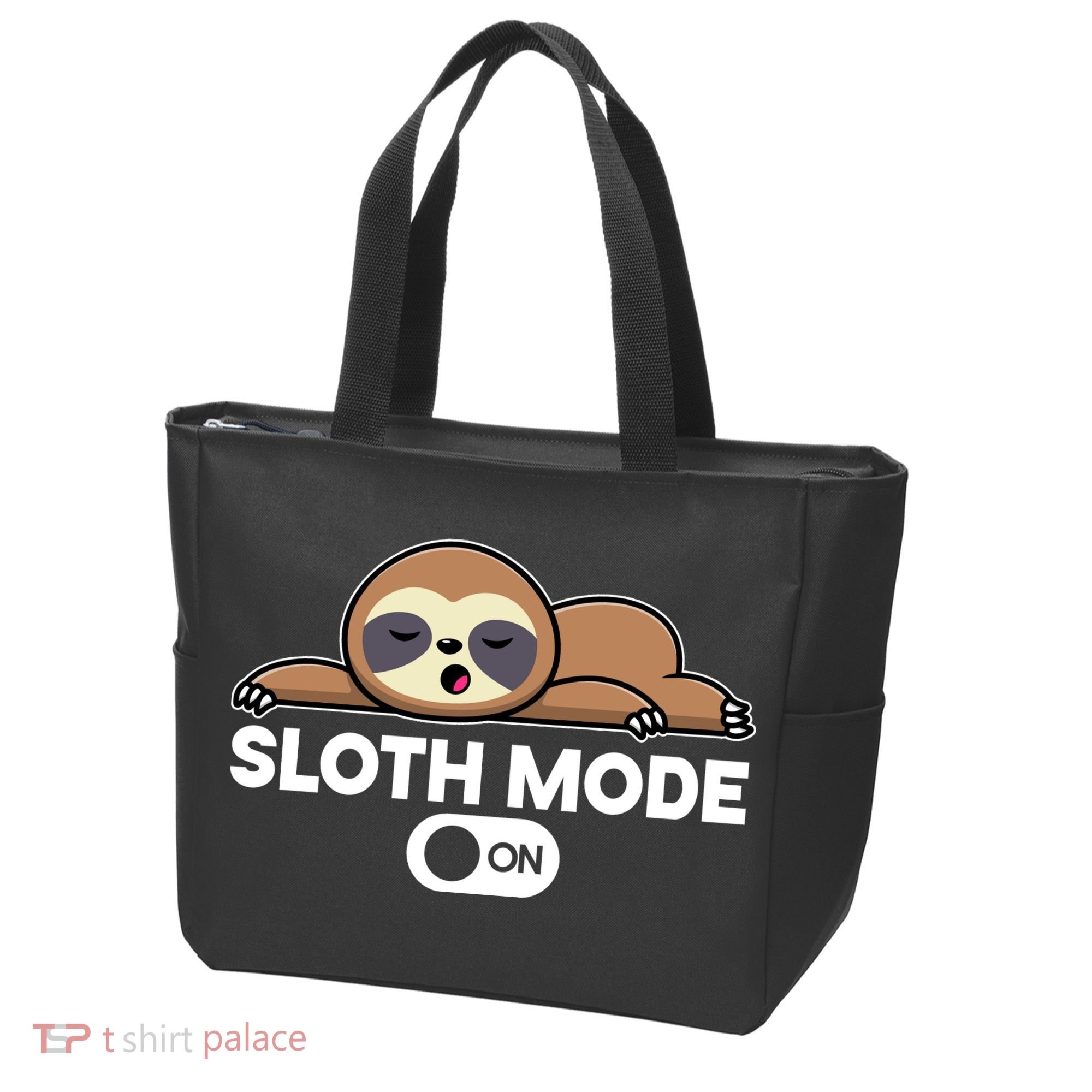 Sloth Mode On Funny Lazy Tote Bag