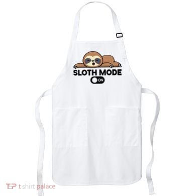 Sloth Mode On Funny Lazy Apron