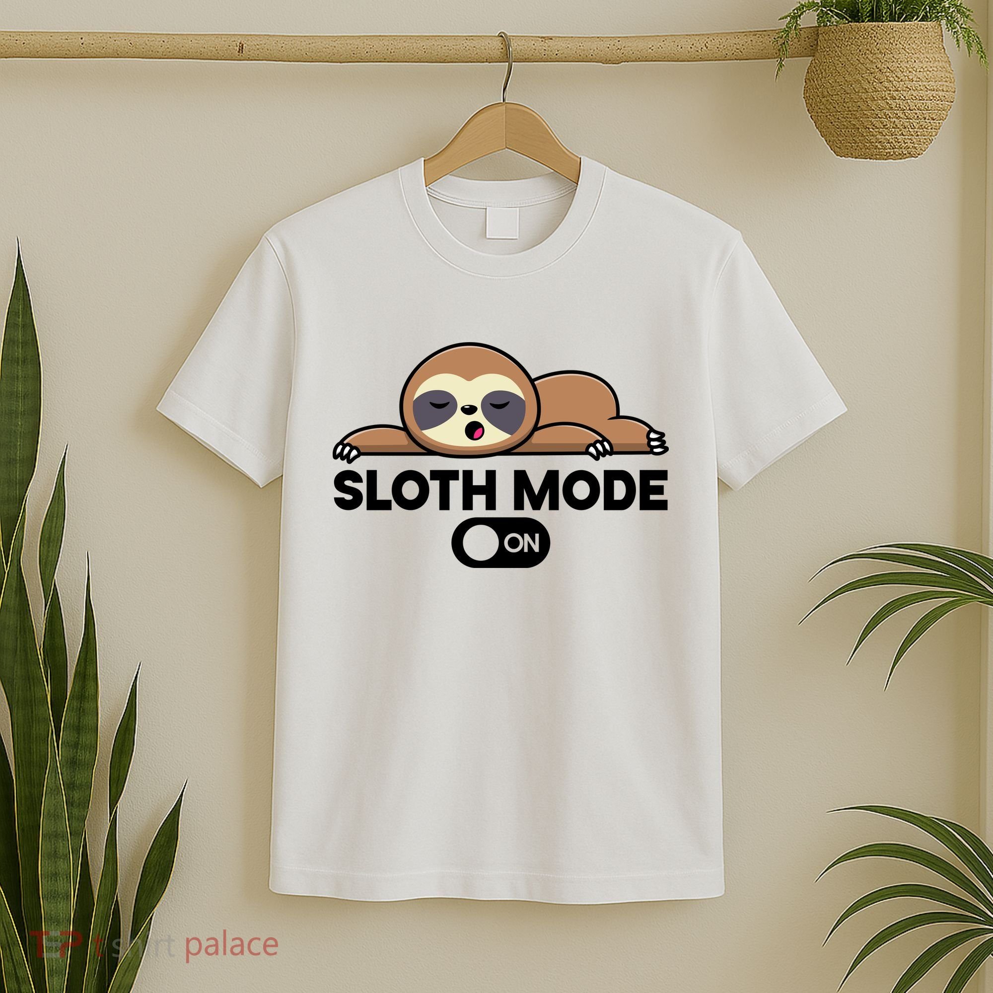 Sloth Mode On Funny Lazy T-Shirt