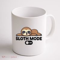 Sloth Mode On Funny Lazy Coffee Mug thumb 1