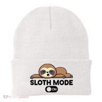 Sloth Mode On Funny Lazy Beanie thumb 0