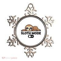 Sloth Mode On Funny Lazy Ornament thumb 0