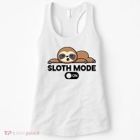Sloth Mode On Funny Lazy Women's Tank Top thumb 0