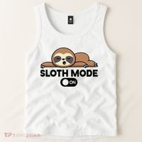 Sloth Mode On Funny Lazy Tank Top thumb 2
