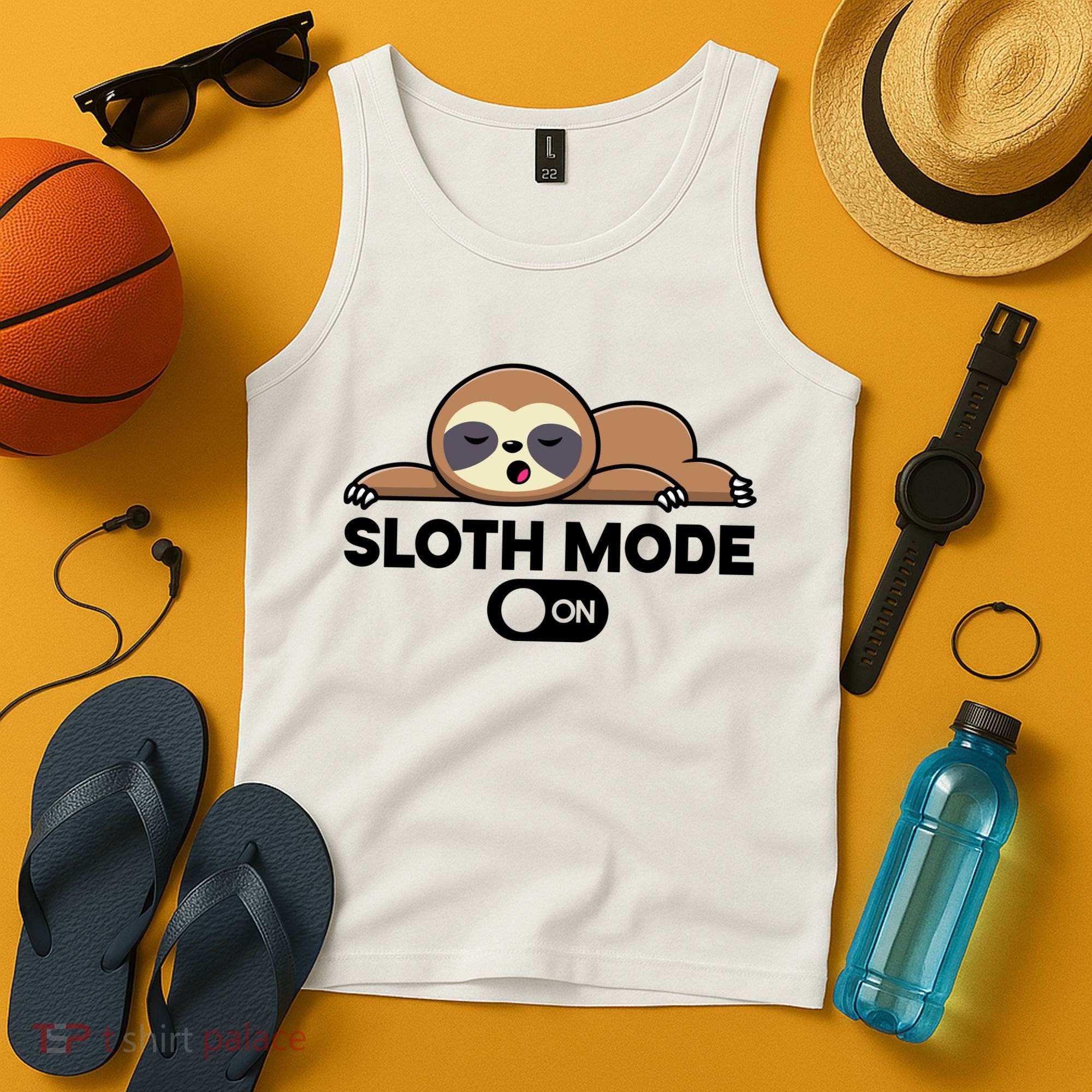 Sloth Mode On Funny Lazy Tank Top