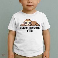 Sloth Mode On Funny Lazy Toddler T-Shirt thumb 2
