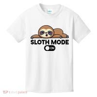 Sloth Mode On Funny Lazy Kids T-Shirt thumb 0