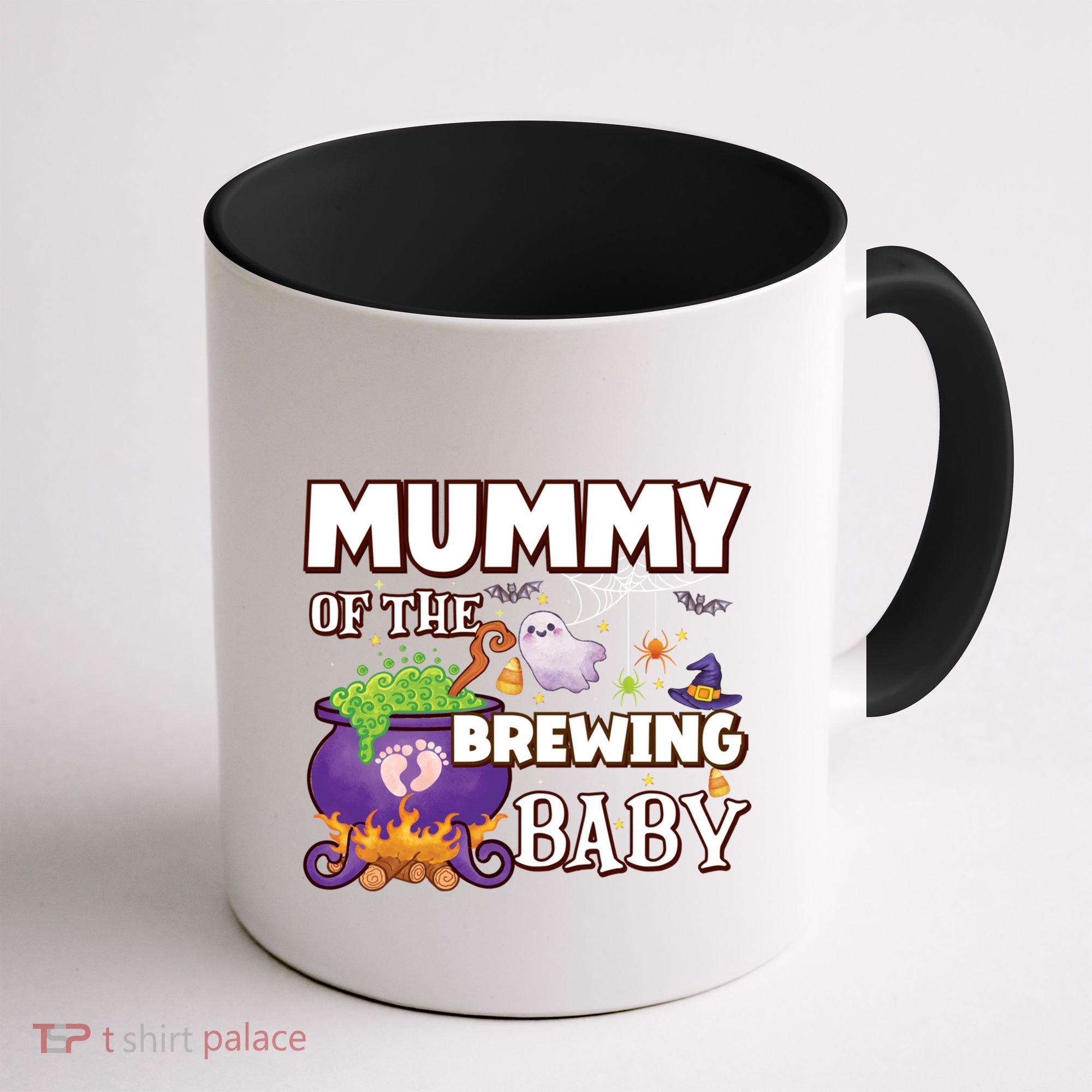 Spooky Mama Of Brewing Halloween Theme Shower Gift Coffee Mug