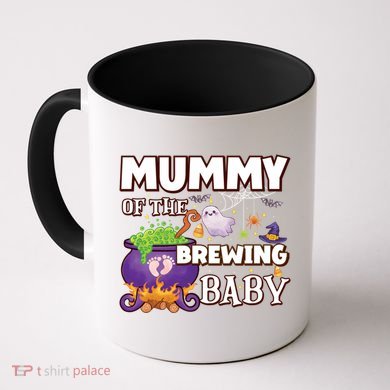 Spooky Mama Of Brewing Halloween Theme Shower Gift Coffee Mug
