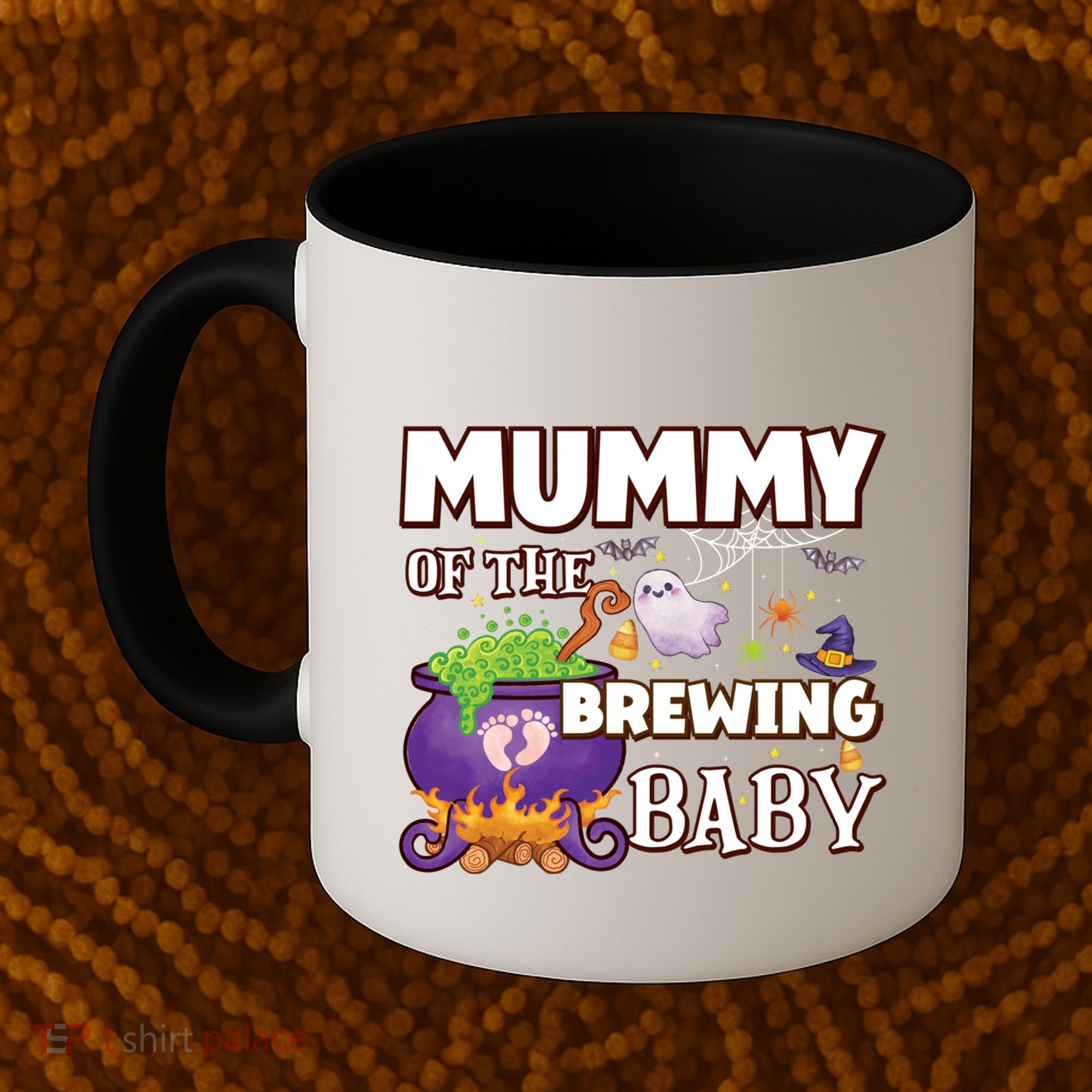Spooky Mama Of Brewing Halloween Theme Shower Gift Coffee Mug