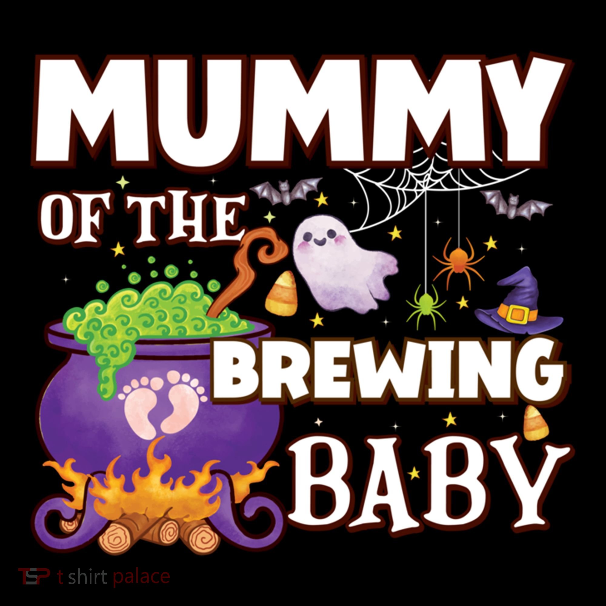 Spooky Mama Of Brewing Halloween Theme Shower Gift Coffee Mug