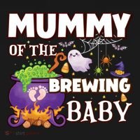 Spooky Mama Of Brewing Halloween Theme Shower Gift Pajama Set thumb 2
