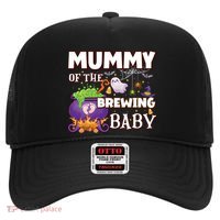 Spooky Mama Of Brewing Halloween Theme Shower Gift Hat thumb 0