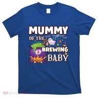 Spooky Mama Of Brewing Halloween Theme Shower Gift T-Shirt thumb 0