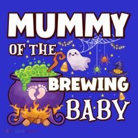 Spooky Mama Of Brewing Halloween Theme Shower Gift T-Shirt thumb 7