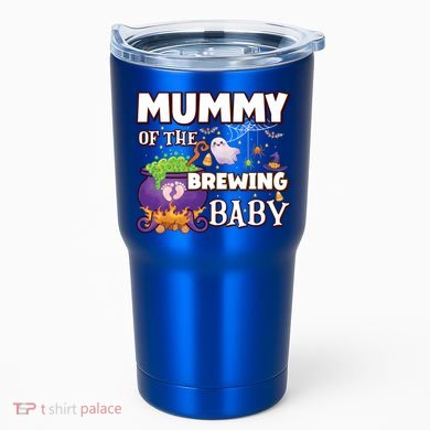 Spooky Mama Of Brewing Halloween Theme Shower Gift Tumbler