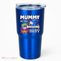 Spooky Mama Of Brewing Halloween Theme Shower Gift Tumbler thumb 0