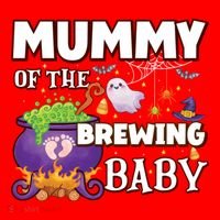 Spooky Mama Of Brewing Halloween Theme Shower Gift Santa Hat thumb 1
