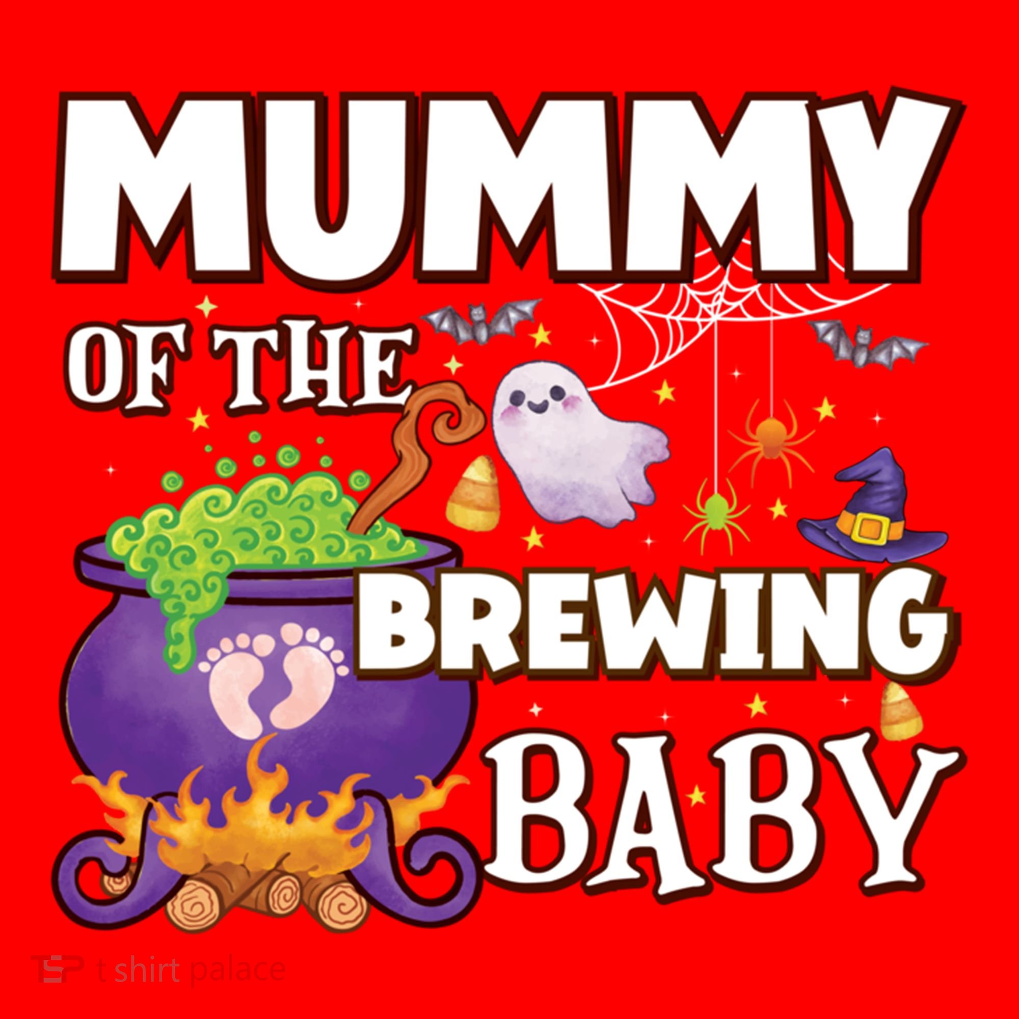 Spooky Mama Of Brewing Halloween Theme Shower Gift Santa Hat