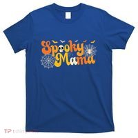 Spooky Mama Outfit Witch Mom Halloween Retro Groovy Gift T-Shirt thumb 0