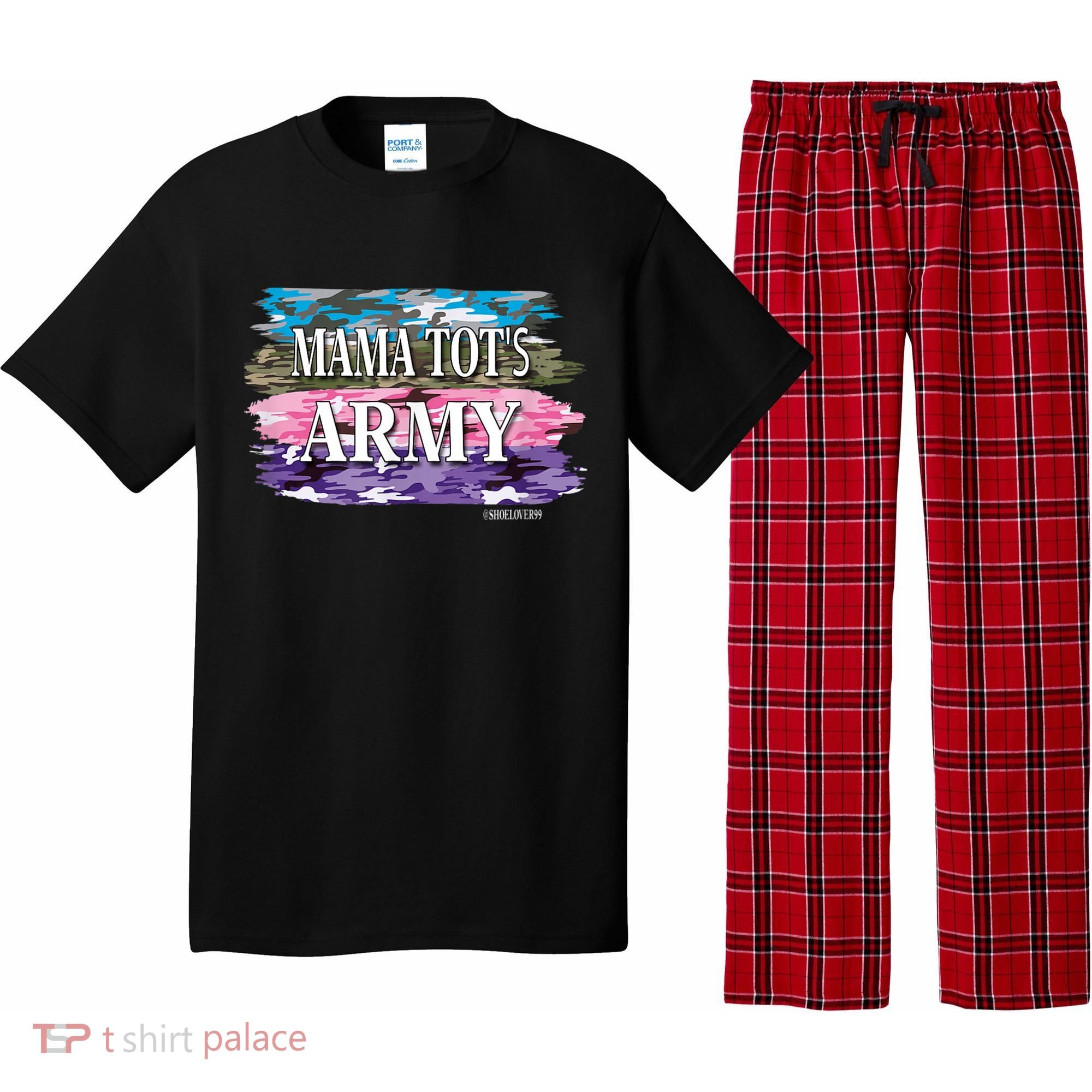 Shoelover99 Merch Ophelia Mama Tot's Army Pajama Set