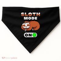 Sloth Mode On Sloth Mode On USA-Made Doggie Bandana thumb 0