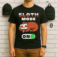 Sloth Mode On Sloth Mode On T-Shirt thumb 6