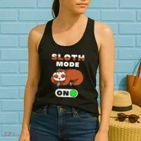 Sloth Mode On Sloth Mode On Women's Tank Top thumb 2