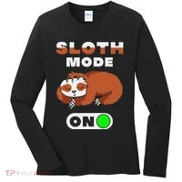 Sloth Mode On Sloth Mode On Women's Long Sleeve Shirt thumb 0