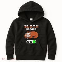 Sloth Mode On Sloth Mode On Kids Hoodie thumb 0