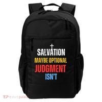 Salvation Maybe Optional Judgment Isn’t Christian Backpack thumb 0