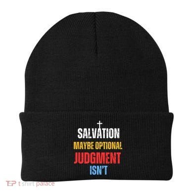 Salvation Maybe Optional Judgment Isn’t Christian Beanie