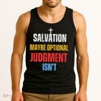 Salvation Maybe Optional Judgment Isn’t Christian Tank Top thumb 3