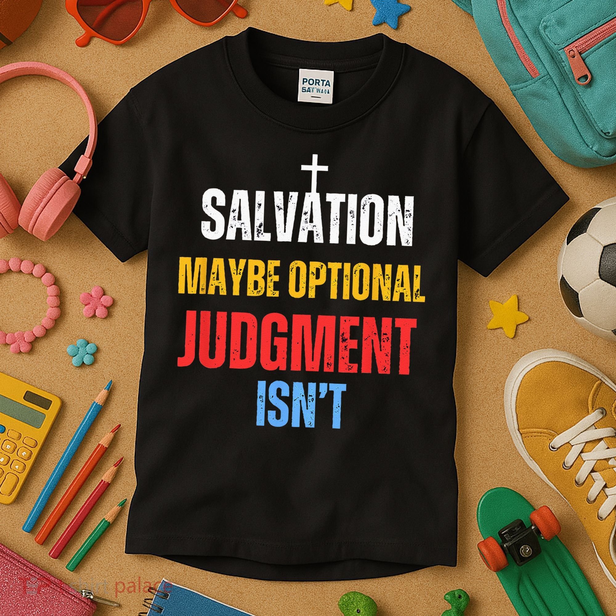 Salvation Maybe Optional Judgment Isn’t Christian Kids T-Shirt
