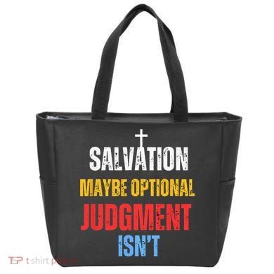 Salvation Maybe Optional Judgment Isn’t Christian Tote Bag