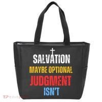 Salvation Maybe Optional Judgment Isn’t Christian Tote Bag thumb 0
