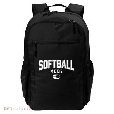Softball Mode On Backpack