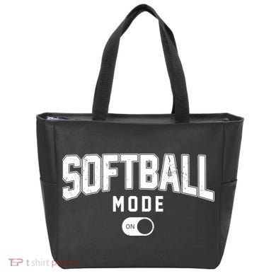 Softball Mode On Tote Bag