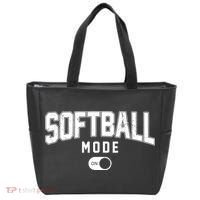 Softball Mode On Tote Bag thumb 0