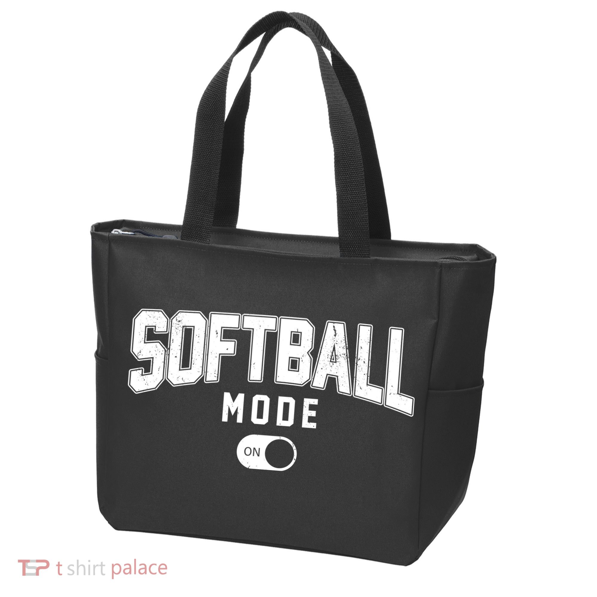 Softball Mode On Tote Bag