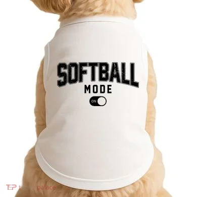 Softball Mode On Doggie Tank