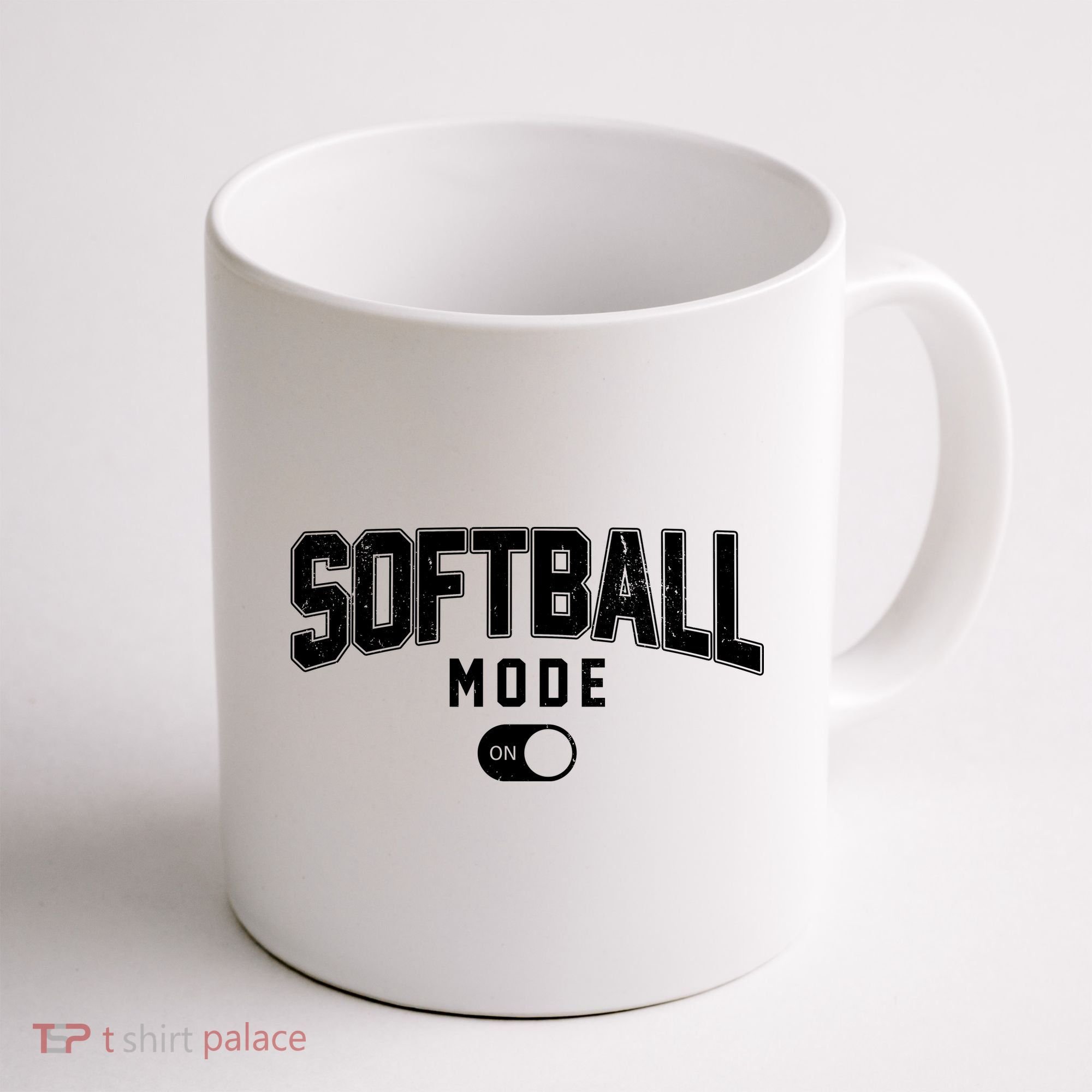 Softball Mode On Coffee Mug