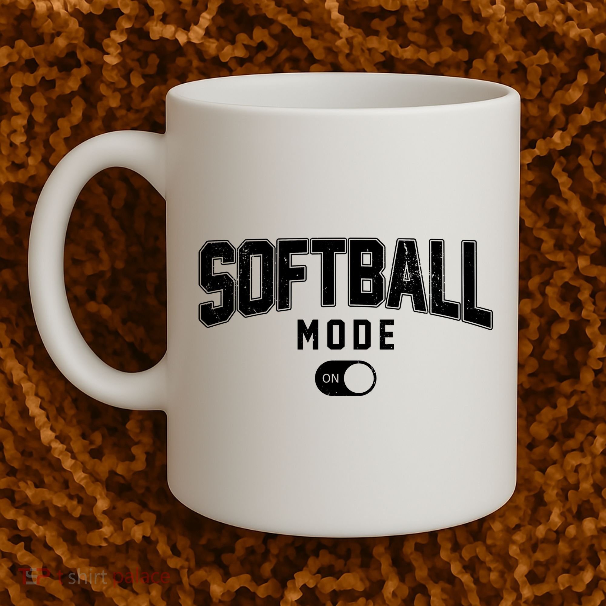 Softball Mode On Coffee Mug