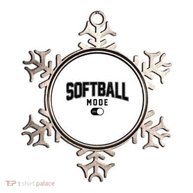 Softball Mode On Ornament