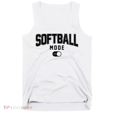 Softball Mode On Tank Top
