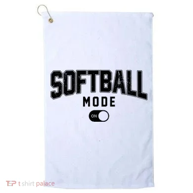 Softball Mode On Golf Towel