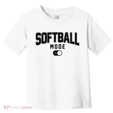 Softball Mode On Toddler T-Shirt
