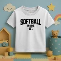 Softball Mode On Toddler T-Shirt thumb 3