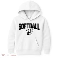 Softball Mode On Kids Hoodie thumb 0