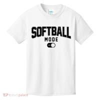 Softball Mode On Kids T-Shirt thumb 0